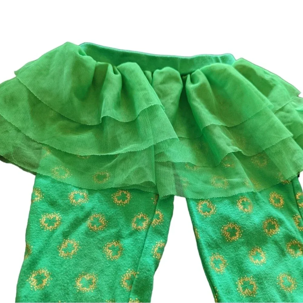 Baby Kid St Patty's Day Green Tutu Set, 12 Months